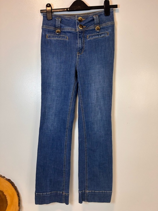 Pilcro Denim - Pilcro and The Letterpress Anthropologie cropped high rise jeans Ladies Size 25